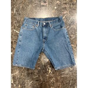 Levis 505 Regular Fit Denim Shorts Mens 31 Medium Wash Blue Jean Shorts